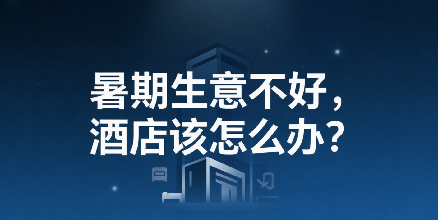 暑期生意不好,酒店该怎么办?